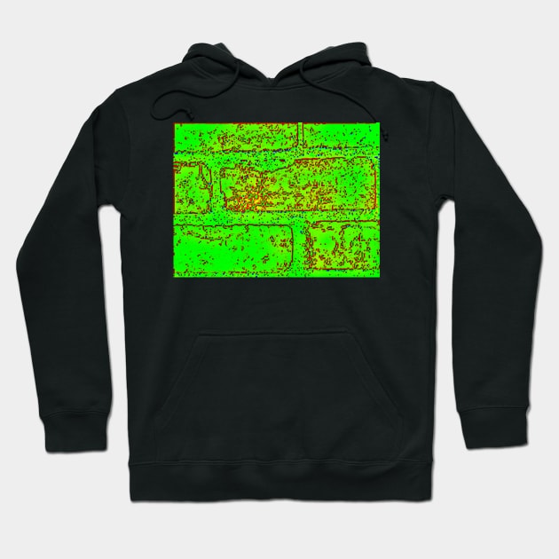 Bright Green Brick Hoodie by Tovers